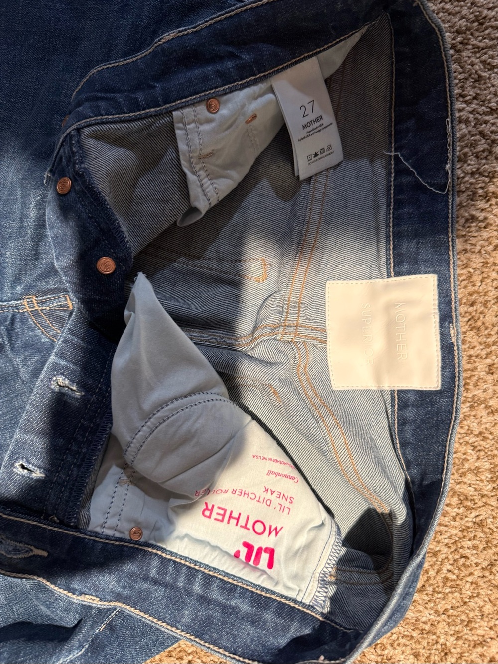 Li’l Mother ditched jeans